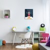 Stupell Industries Dream Big Sentiment Rocket Blast Off Starry Clouds,