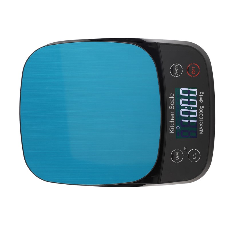 Kitchen Scale Waterproof 10kg 1g High Accuracy Digital Display Small