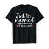 Just Married Couples Funny Husband Wife 30th Anniversary T-Shirt