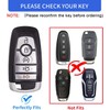 Zyntirik Car Key Fob Cover, Soft Leather Full Protection Key