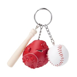 YEHJDSMD Mini Three-piece Baseball Glove Keychain Handbag Key Ring Sports Car Key Chain Durable Key Ring Creative Keyring Pendant For Bag Keychain Decoration Gift For Man Women
