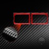 Carbon Fiber Woven Texture Center Console Both Side Air Vent
