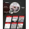 Casaverde Diamond Blade 5" Super Thin Porcelain Saw Blade for
