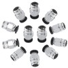 12pcs PC4-M10 Plug, PC4-M10 Pneumatic Connector, PC4-M10 Straight Pneumatic PC4
