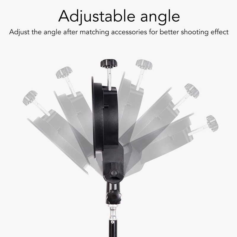 Handheld Grip S Type Bracket Holder for Speedlite Flash Snoot