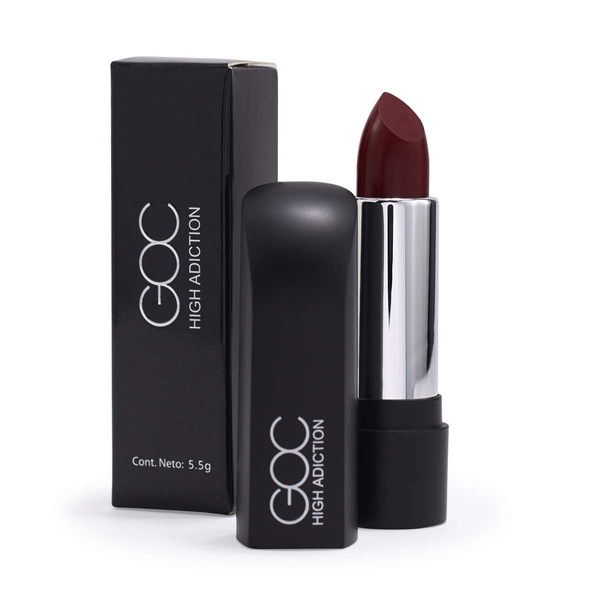 GOC, Labial mate, Lipstick High Adiction, Textura Suave, Larga duración,