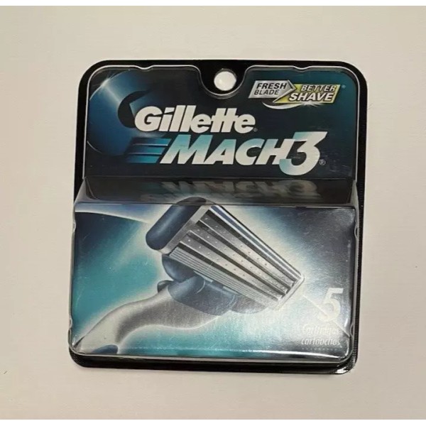 Gillette 1 Pack of Gillette Mach3 Cartridge Refills - Total