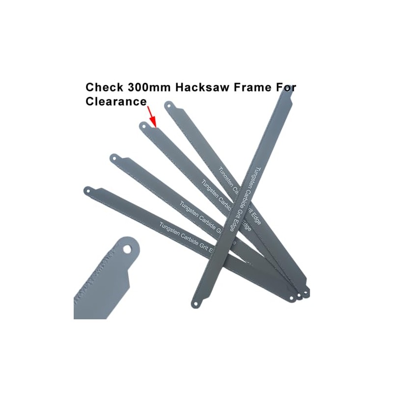 Carbide Hacksaw Blade 12 inch x 3/4 in (300x19mm) x