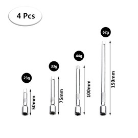 NA 4 Pcs Drive Wobble Extension Bars Socket Ratchet Extension Bars Socket Set Extension Bar Set for Socket Ratchet