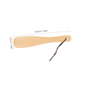 VILLFUL Leather Waxing Tool Portable Wooden Clamp for Leather Edge Burnishing Convenient Canvas Smoothing Tool for Wax Application