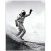 Solar Surfer: 16x20 Unframed Poster - Black and White Photography