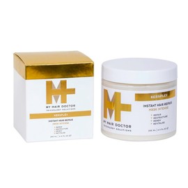 My Hair Doctor Keraplex Instant Hair Repair Conditioning Mask - Hydrating Hair Mask for Dry, Damaged Hair, Leave-In Conditioner with Keratin, Castor Oil Conditioner, Hair Treatment Mask, Vegan - 200ml