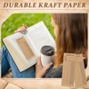 Resurhang 500 Pcs Reading List Bookmarks, 3x8 in Kraft Book