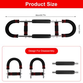 2025 Pro Saker Twister Arm Trainer Adjustable Chest Workout Equipment Arm Trainer for Men and Women Shaker Twister Arm Trainer Chest Clip Muscle Arm Workout Equipment at Home (Red)