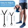 EGGBOY 2 Pairs Shirt Stays for Men,Adjustable Elastic Shirt Garters/Tucker
