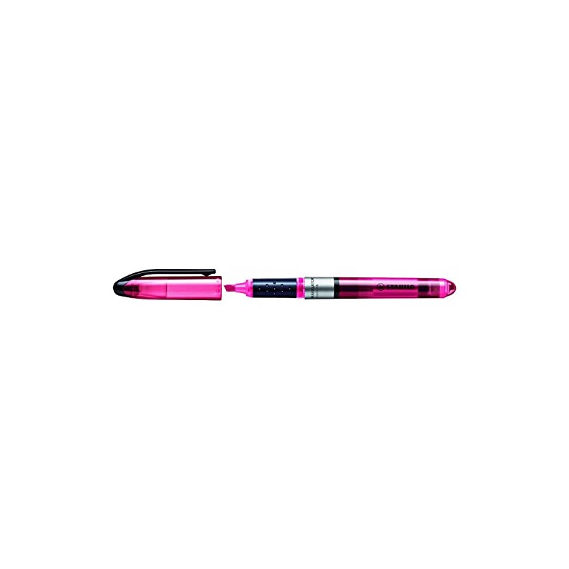 STABILO 6 x NAVIGATOR Pocket Highlighters Slanted Tip Pink