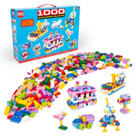 abeec Building Blocks Set X 1000pcs, Construction Building Blocks, Leading Brand Compatible, Blocktech Classic Building Bricks, Construction Play Set For Boys And Girls