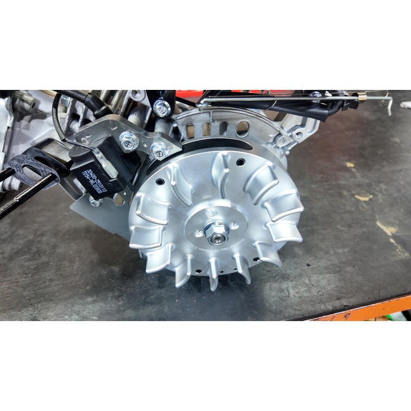 Hanyosa Billet Flywheel for Predator 79cc 98cc Silver