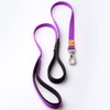 Canny Leash | Heavy Duty Dog Leash | Perfect for Small, Medium, & Large Dogs | Leash with Handle, Padded Grip & Secure Clip | Length 4ft, Width 1in, Purple