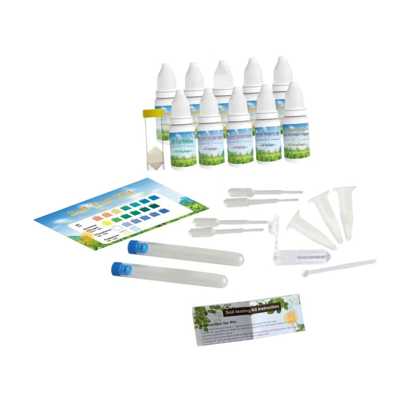 Fenteer Soil Test Kit Soil Tester Easy to Use, PH