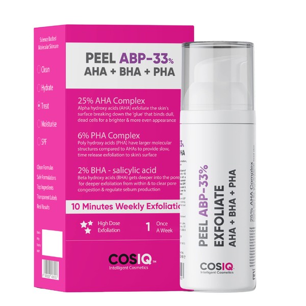 Cos-IQ 25% AHA + 2% BHA + 6% PHA Peeling