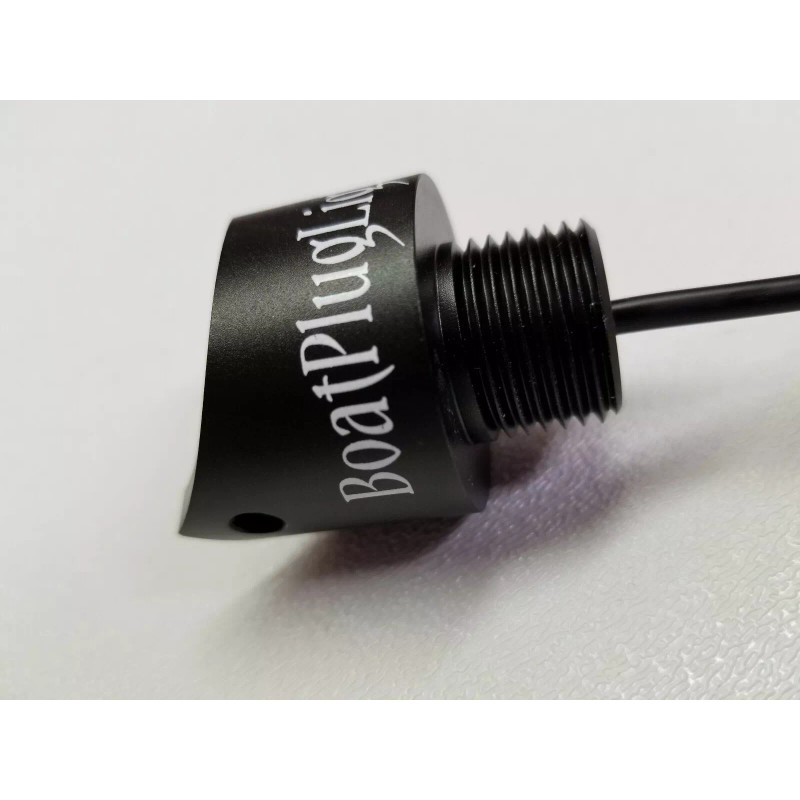 BoatPlugLight.com WHITE UNDERWATER LED BOAT DRAIN PLUG LIGHT 24 WATT