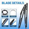 YOKKIP Back Windshield Wiper - Replacement for 2007-2016 Jeep Wrangler