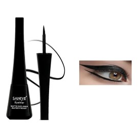 Delineador Liquido Matte Saniye A Prueba De Agua Color Negro