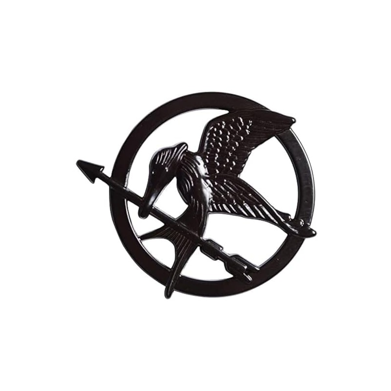 Mockingjay Symbol Metal Lapel Pin Novelty Brooch Movie Book Franchise