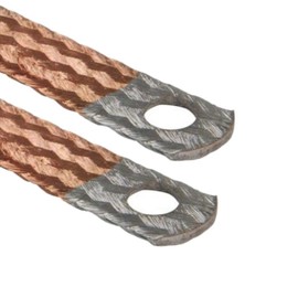 AUPROTEC Engine Earth Strap Ground Cable Tinned End Tails 400 mm 21 mm² 80A