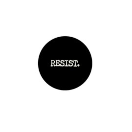 CafePress RESIST. 1" Round Mini Button
