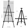 RRFTOK 72Inches Display Easel Stand,Art Adjustable Metal Easel for Painting