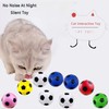 JZMYXA Cat Foam Soccer Balls for Small and Medium Cats