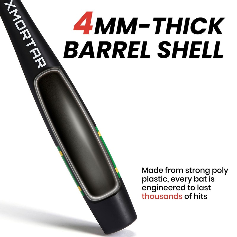 Xmortar T1 Pro Plastic Torpedo Bat for Backyard Baeball Game