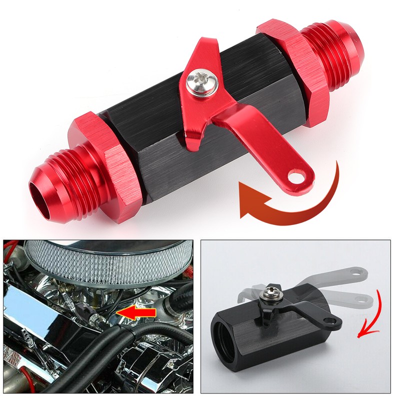 Y974 -10AN Shut Off Check Valve Aluminum Alloy Car Refitting