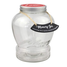Top Shelf Love Notes Memory Jar ; Unique and Thoughtful Gift Ideas for Husband and Wife ; Romantic Gifts ; Memorable Keepsakes ; Kit Comes with 180 Tickets and Decorative Lid