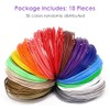 Helweet 3D Pen Filament Refills PLA, 10 Colors (Random), 1.75