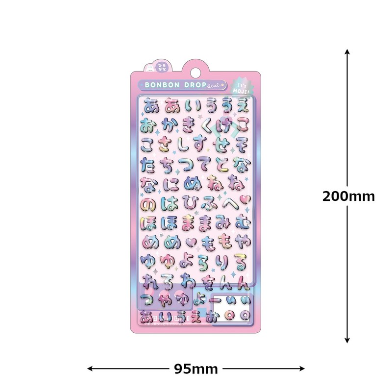 Coolia Sticker Bonbon Drop Sticker Letters Hiragana 91247