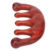 Scalping Massage Comb 5 Teeth Sandalwood Gua Sha Handheld Portable