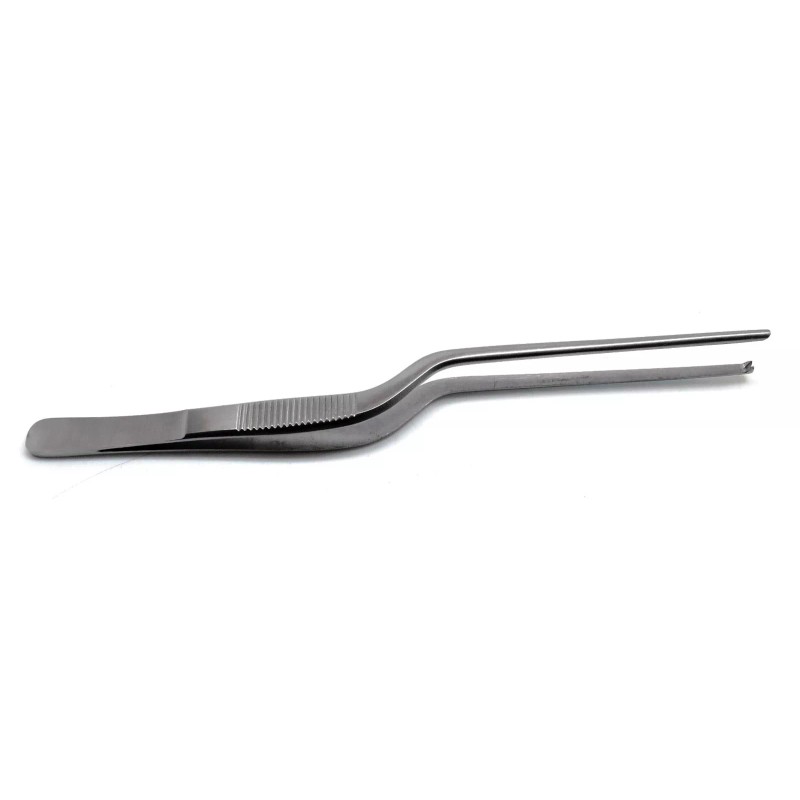Premium Instruments ENT Adson Bayonet Forceps 6.25" Kocher 1x2 Teeths