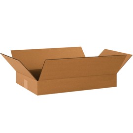 PARTNERS BRAND 20 x 12 x 3 Corrugated Cardboard Boxes, Flat 20"L x 12"W x 3"H, Pack of 25 | Shipping, Packaging, Moving, Storage Box for Home or Business, Strong Wholesale Bulk Boxes