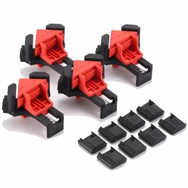 90 Degree Corner Clamps,Wood Working Tools, 4PCS Right Angle Clamps, Clip Clamp Tool for Woodworking Corner Clip Fixer Corner