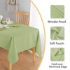 Hiasan Rectangle Tablecloth Waterproof 70 Inches Length, Dining Table Cover