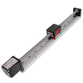 FUYU FSL30 Mini Linear Stage Small Slide Guide CNC Screw Lead Motion Table Motorized Nema 14 Stepper Motor[250mm Stroke]