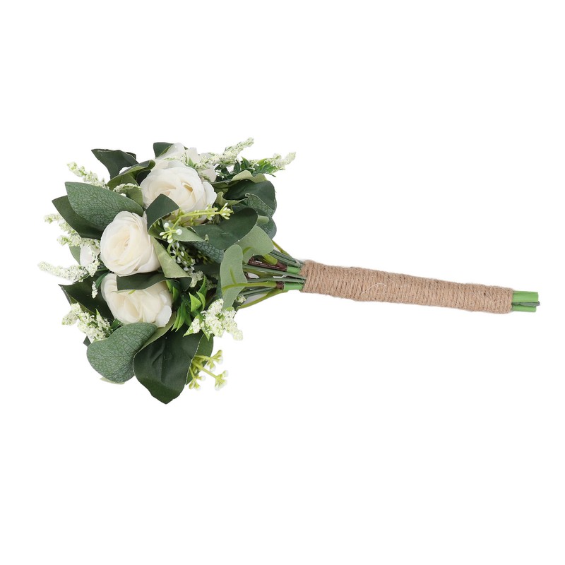 Wedding Bouquet Artificial Fake Flower Bouquet Romantic Bridal Hand Bouquet