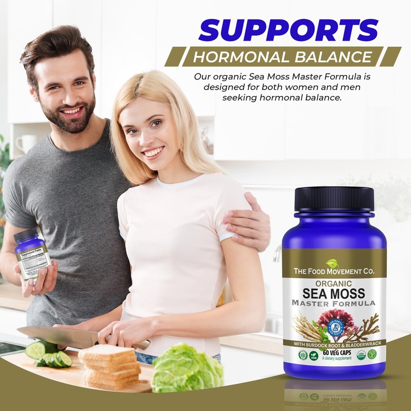 THE FOOD MOVEMENT CO. Sea Moss Master Formula with Burdock