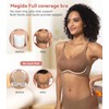 Megida Womens Wireless Bras Everyday Bra Seamless Push Up Bralettes