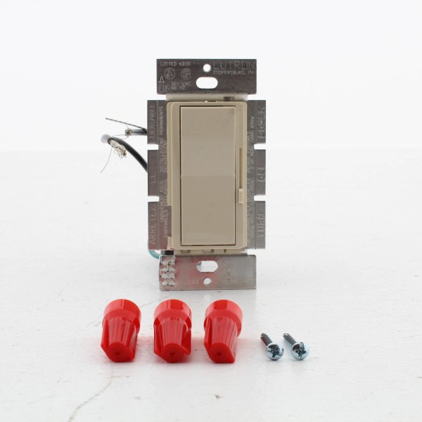 Hubbell Lt Almond Illuminated Preset Light Dimmer Switch 1-Pole 1000W