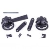 Renovator's Supply 6" Wrought Iron Gate Latch Lock Floral Pattern