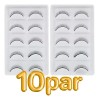 Pestañas Práctica Extensiones Maquillaje Lashista Set 10 Par